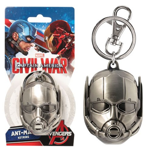 Ant-Man Head Pewter Key Chain